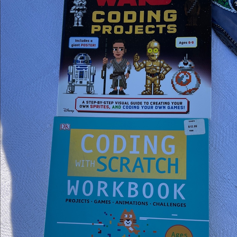 Star Wars Coding Projects & DK Coding with Scratch Workbook Set